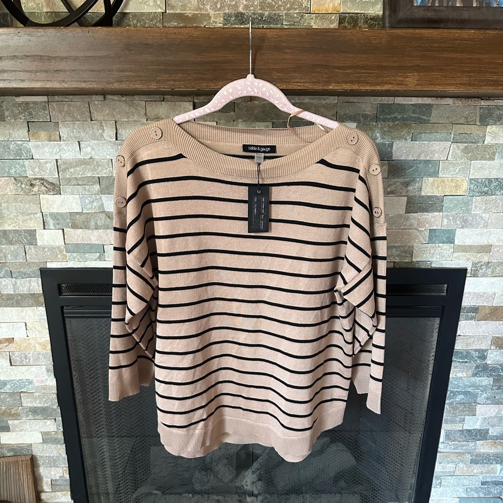 3/4 sleeve sweater